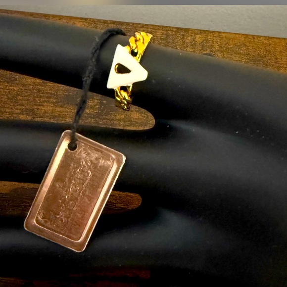 Valentino chain link ring size6